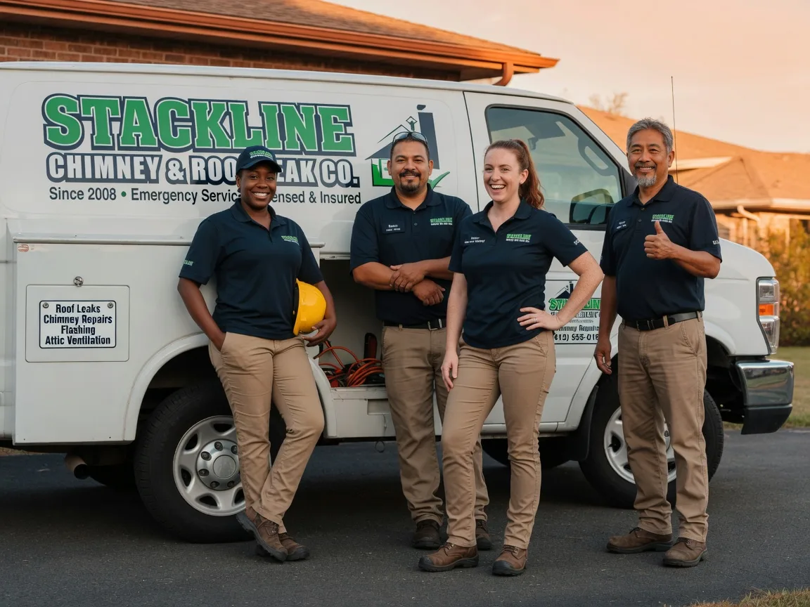 Chimney flashing repair company in Minden, LA
